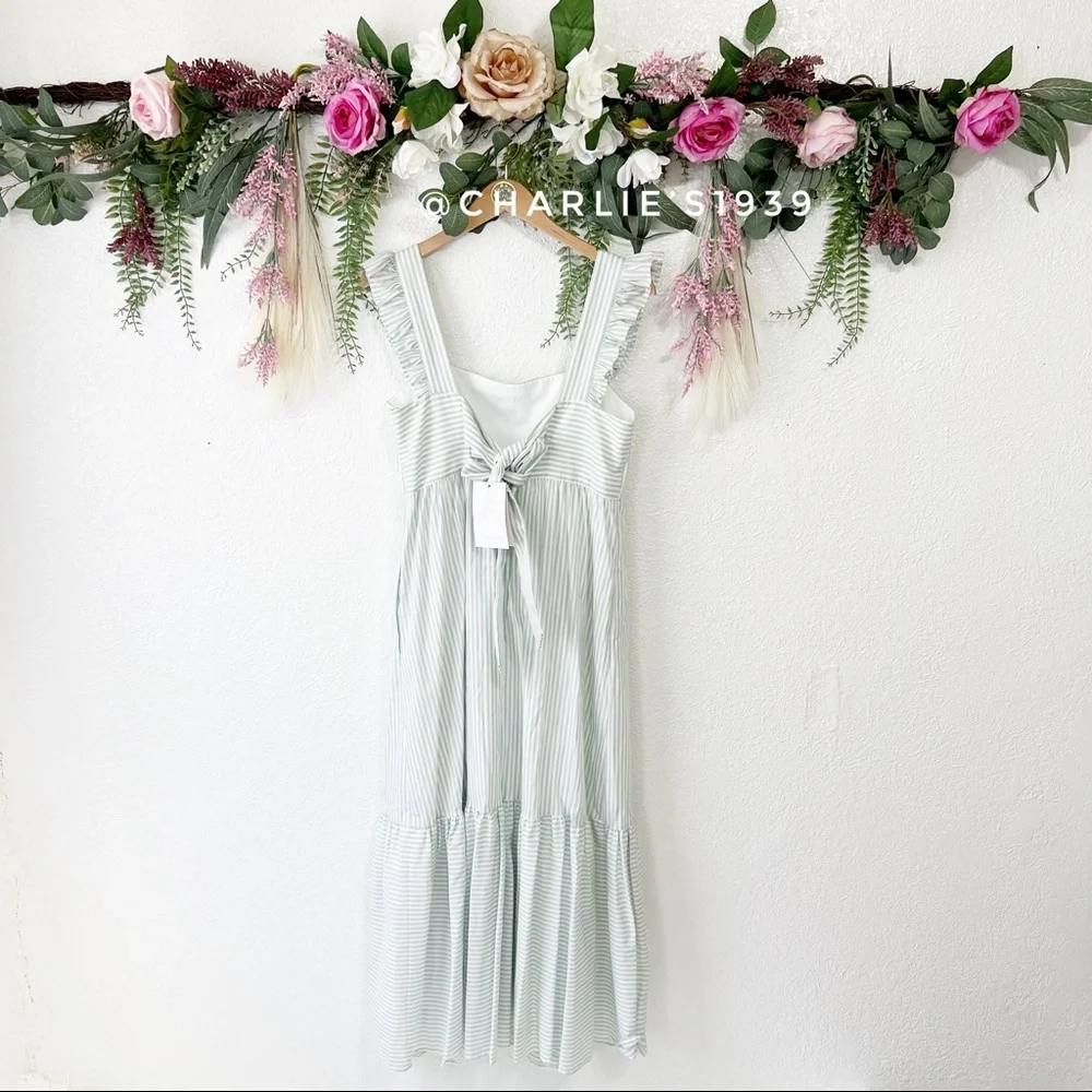Gal Meets Glam Jasmine Mint Maxi Dress - Picture 9 of 9